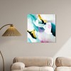 Art Remedy Still Violas Blue Abstract Wall Art Unframed - 2 of 4