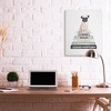 Stupell Industries Glam Pug Sitting on Women's Fashion Icon Books - 2 of 4