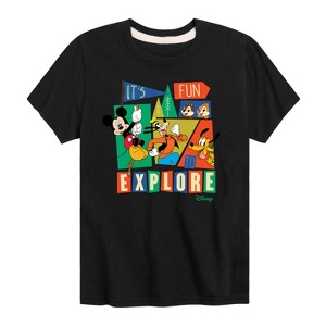 Boys' - Disney - Its Fun To Explore Short Sleeve Graphic T-Shirt - 1 of 4