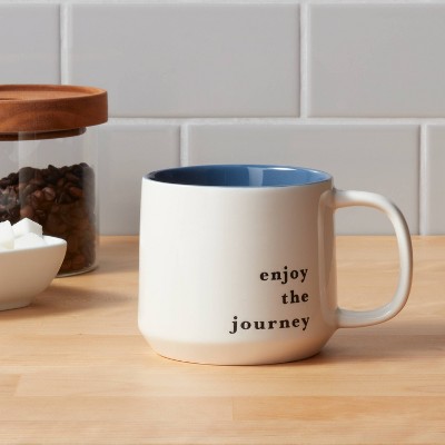 16oz Stoneware Enjoy The Journey Color Splash Mug - Threshold&#8482;_2