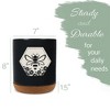 Elanze Designs Bee Honeycomb Flowers Arrangement Hive Ceramic Cork Bottom Black Large Capacity Utensil Holder Crock for Countertop Storage, Stylish & - 2 of 4