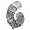 Unique Bargains Foil Number 6 Shape Helium Balloon Birthday Wedding Silver Tone 16" - 2 of 3