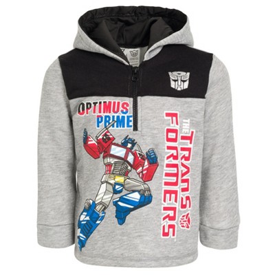 Transformers Optimus Prime Bumblebee Megatron Fleece Pullover Hoodie Toddler