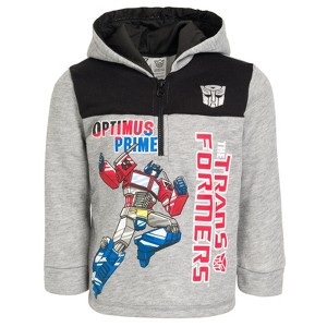 Transformers Fleece Half Zip Hoodie Toddler - 1 of 4
