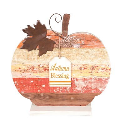 C&F Home Autumn Blessing Pumpkin Figure