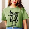 Simply Sage Market Women's Baddest Witch On The Block Short Sleeve Graphic Tee - 2 of 4