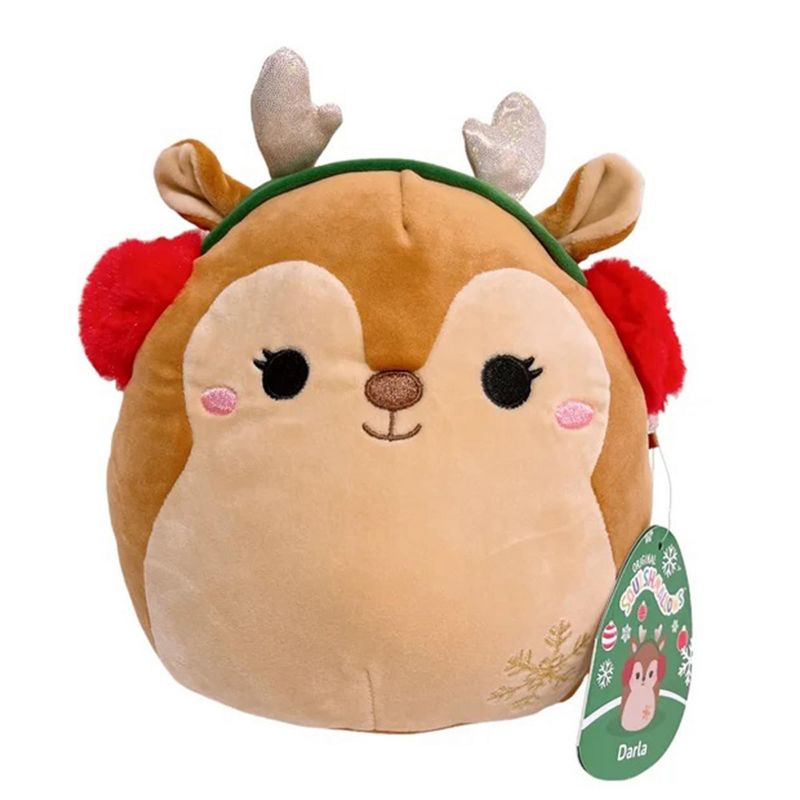 Squishmallows 8 Inch Holiday Plush | Darla the Deer, 1 of 6