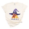 Simply Sage Market Chick Or Treat Watercolor Distressed Garment Dyed Tee - 2 of 4