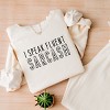 Simply Sage Market I Speak Fluent Sarcasm Lightweight Garment Dyed Sweatshirt - S - Ivory - 3 of 4