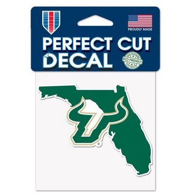 NCAA South Florida Bulls 4"x4" State Decal