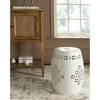 Quatrefoil Garden Stool - Indoor/Outdoor - ACS4535 - Safavieh - 2 of 3