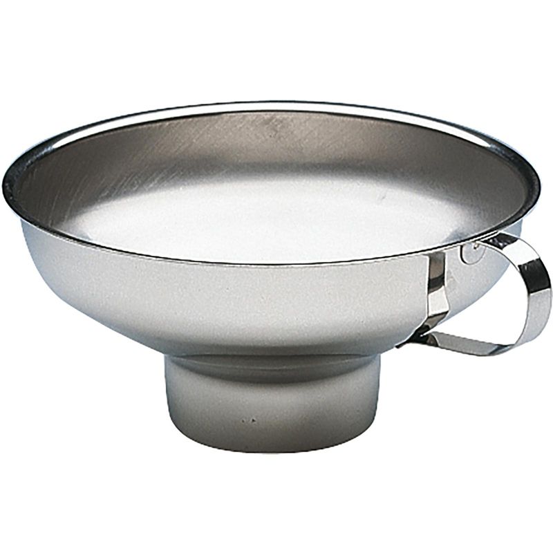 Kuchenprofi Wide Mouth Canning Funnel, Stainless Steel, 5.5-Inch Diameter, 1 of 5