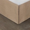 Greenland Home Fashions Burlap Natural Bed Skirt 15" - 3 of 3
