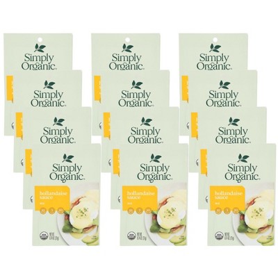Simply Organic Hollandaise Sauce Mix - Case of 12/.74 oz