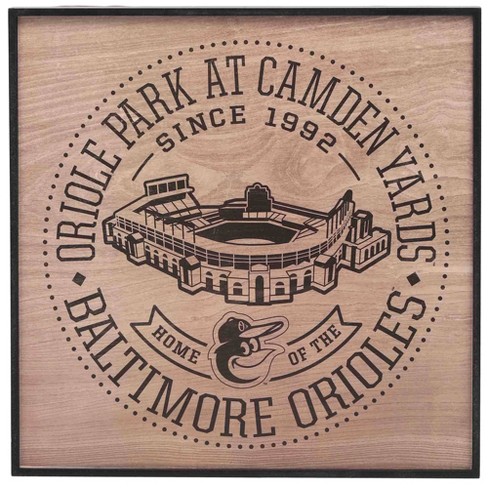 Baltimore Orioles Baseball Wood Sign