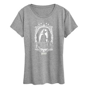 Women's - Wicked - Elphaba Wicked Witch Of The West Silhouette Short Sleeve Graphic T-Shirt - 1 of 4
