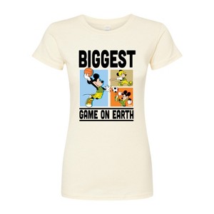 Women's - Disney - Biggest Game On Earth Fitted Graphic T-Shirt - 1 of 3