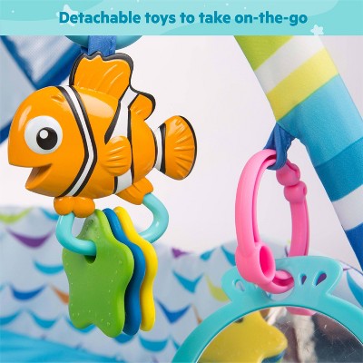 Disney Baby Finding Nemo Ocean Lights Activity Gym with Detachable Toys