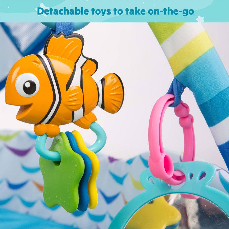 Disney Baby Finding Nemo Mr. Ray Ocean Lights &#38; Music Activity Play Gym, 5 of 22