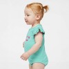 The Juniper Shop Daddy's Girl Heart Baby Flutter Sleeve Bodysuit - 2 of 2