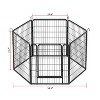 Heavy Duty Metal Playpen with door,31.7"H Dog Fence Pet Exercise Pen for Outdoor - 3 of 4