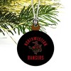 Northwestern Oklahoma State Rangers Mini Small Tiny Wood Christmas Tree Holiday Ornament - 3 of 4