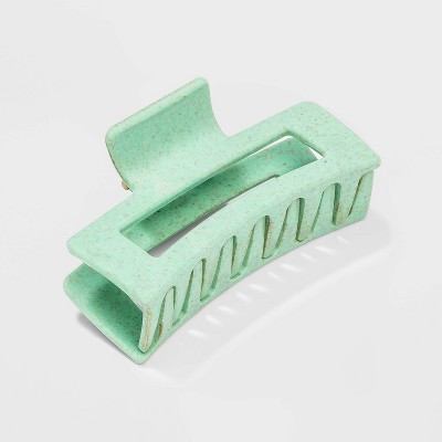 Rectangular Claw Hair Clip - Universal Thread&#8482; Green