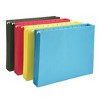 Smead Hanging Pocket with Full-Height Gusset, 3-1/2" Expansion, Letter Size, Assorted Colors, 4 per Pack (64291) - 2 of 4