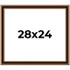 PosterPalooza | Weathered Gold Picture Frame - UV Acrylic, Backing Board, Hanging Hardware Included - 2 of 4