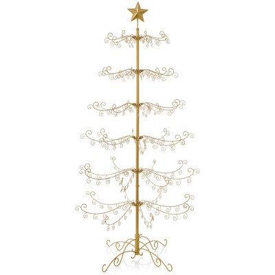 Casafield Ornament Display Stand - Wrought Iron Christmas Tree Ornament Holder