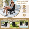 Tangkula Patio Glider Chair Single Outdoor Rocking Chair w/ Seat & Back Cushions - 4 of 4