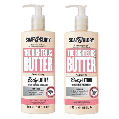 Soap & Glory Original Pink The Righteous Butter Body Lotion - 2ct/16.9 fl oz