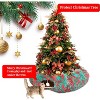 Christmas Warm Fluffy Plush Cat Dog Tunnel - Tube Playground Toys Collapsible, for Indoor Cat Kitty Kitten Puppy Rabbit - 3 of 4