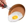 Gotham Steel Hammered 5.5'' Nonstick Egg Pan with Rubber Grip Handle - 3 of 4