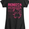 Girls' - Peppa Pig - Rebecca Rabbit Stacked Fitted Short Sleeve Graphic T-Shirt - 2 of 4