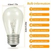 iMountek"48FT Waterproof Outdoor String Lights – Commercial-Grade Patio, Garden & Yard Ambience Lighting"White - 4 of 4