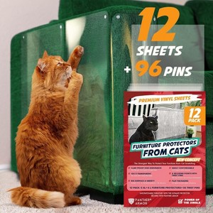 Panther Armor Cat Couch Protector, Anti Scratch Clear Sofa Cat Tape Cover - Variety of Packs, Sizes - 1 of 4