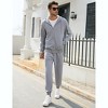 Clearlove Men's Tracksuits 2 Piece Hooded Athletic Sweatsuit Zip Jogging Sportsuits - 2 of 4