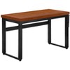 Vynxaria Contemporary 48-inch Adjustable Standing Desk Brown Laminate Surface with Black Metal Base - 3 of 4