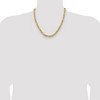Chisel Stainless Steel Polished Yellow IP-plated 6.75mm 20" Figaro Chain Necklace - 4 of 4
