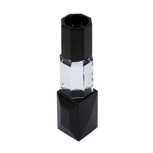 AZL1 Life Concept Candle Holders, Geometric Glass Tealight Holders Set of 6 for Modern Tabletop and Shelf Display, Black, 2.4"*2.4"*9.4" - 1 of 4