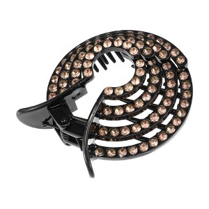 Unique Bargains Women's Grace Dome Round Hair Clips 3.03"x2.68"x0.98" 1 Pc - 1 of 4