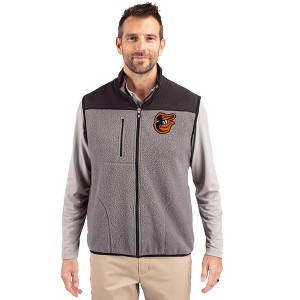 Baltimore Orioles Cutter & Buck Cascade Eco Fleece Mens Vest - 1 of 1