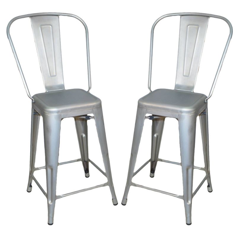Set of 2 24" Sadie Counter Height Barstools - Carolina Chair & Table, 1 of 5