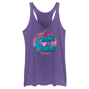 Women's Disney Strange World Splat Hang in There Racerback Tank Top - 1 of 4