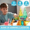 Joyfy Magnetic Tiles Dinosaurs Magnet Building Blocks Toys for Kids Ages 3-5, Animals Educational STEM Learning for Boys Girls Toddlers 5-7 Year Old - 3 of 4