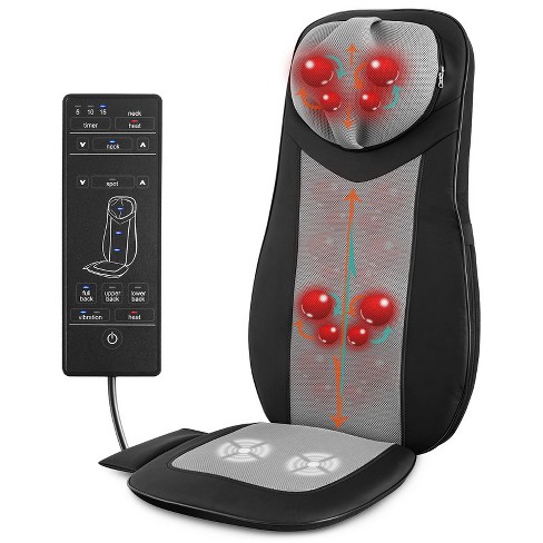 Best Choice Products Air Compression Shiatsu Neck & Back Massager Seat  Chair Pad Massage Cushion, 2d/3d Kneading W/ Heat : Target