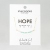 ETHIC GOODS Women's Dainty Stone Morse Code Necklace [HOPE] - 2 of 4