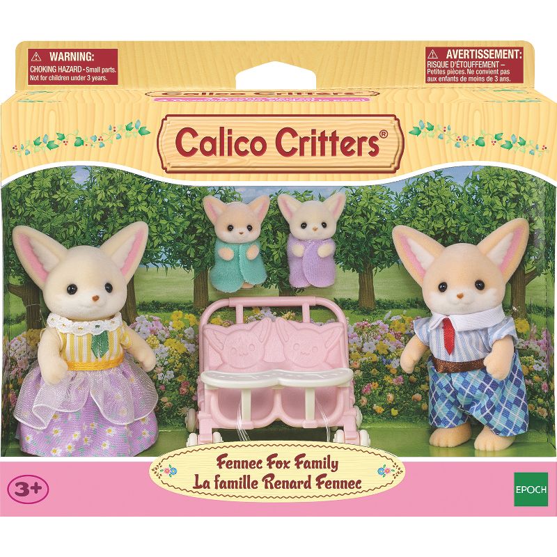 Calico Critters Fennec Fox Family, Set of 4 Collectible Doll Figures, 5 of 8
