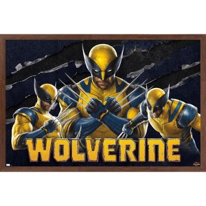 Trends International Marvel Deadpool & Wolverine - Wolverine Framed Wall Poster Prints - 1 of 4